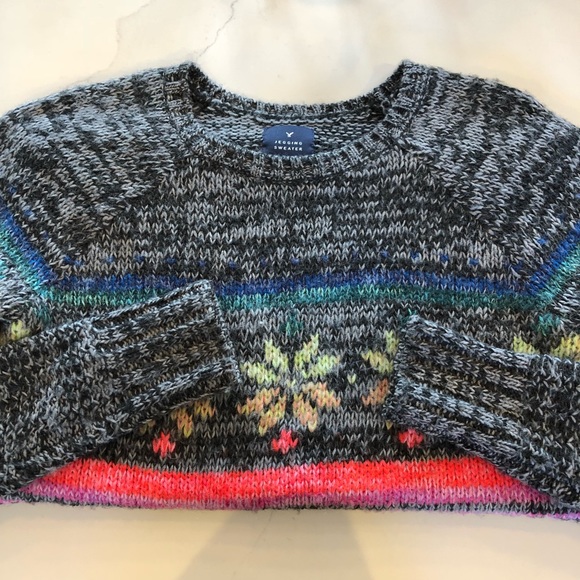 AE | Bright Fair Isle Jegging Sweater - Picture 2 of 7